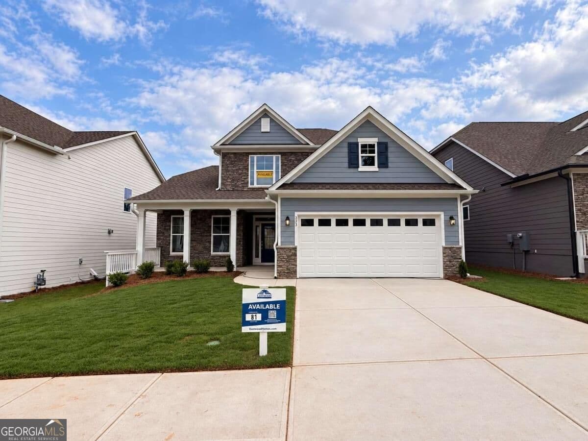 4 bedroom, 3.5 bathroom, 2,251 sq ft single family residence for sale at 333 Conifer Lane, Ball Ground, GA 30107 — photo 1 of 35