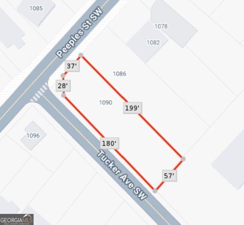 residential lot for sale at 1090 Peeples Street, Atlanta, GA 30310 — photo 6