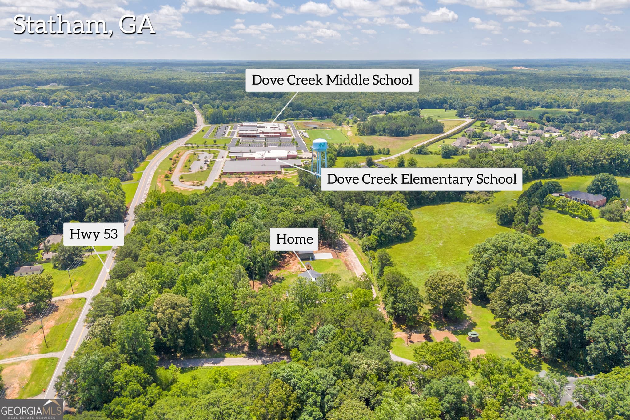 4 bedroom, 3 bathroom, 2,300 sq ft single family residence for sale at 1025 Dewey Road, Statham, GA 30666 — photo 3