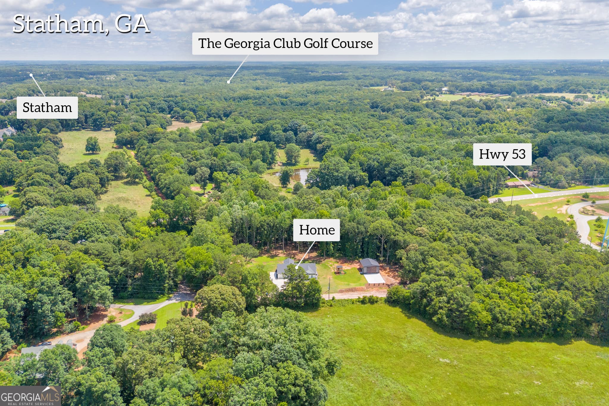 4 bedroom, 3 bathroom, 2,300 sq ft single family residence for sale at 1025 Dewey Road, Statham, GA 30666 — photo 4