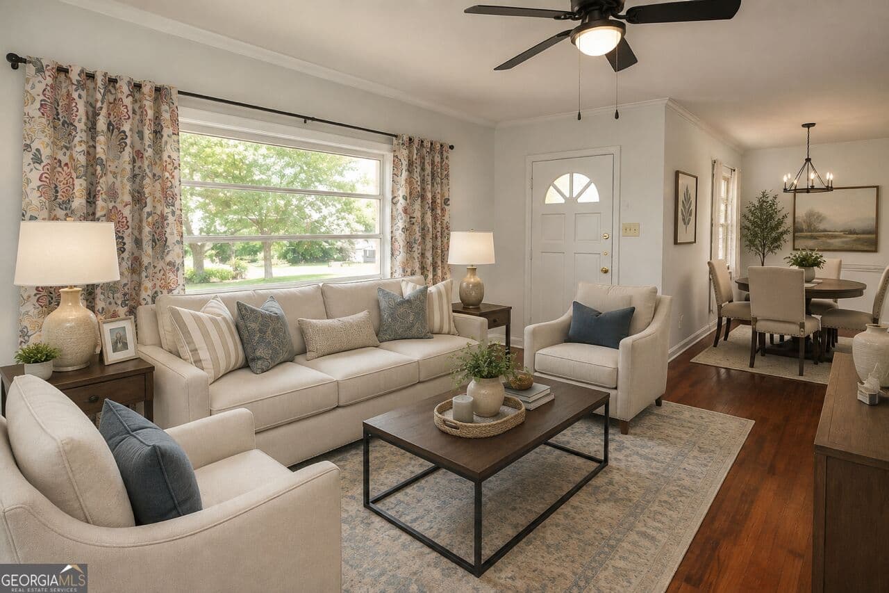 3 bedroom, 1 bathroom, 1,045 sq ft single family residence for sale at 1541 Oakhill Drive, Griffin, GA 30223 — photo 8