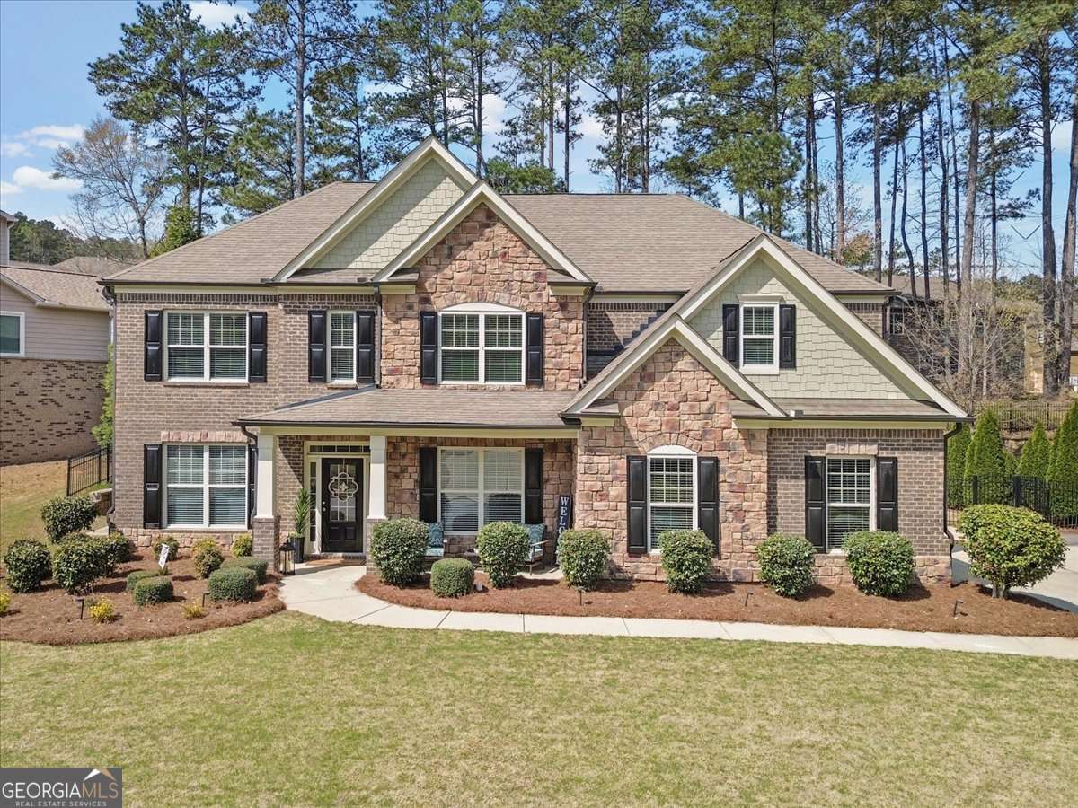 5 bedroom, 4 bathroom, 3,390 sq ft single family residence for sale at 5472 Heatherbrooke Drive, Acworth, GA 30101 — photo 1 of 60