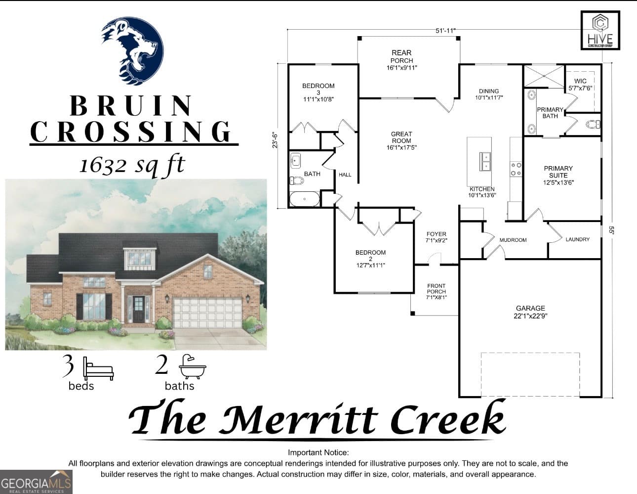3 bedroom, 2 bathroom, 1,632 sq ft single family residence for sale at 10 Spooner Drive, Hawkinsville, GA 31036 — photo 2