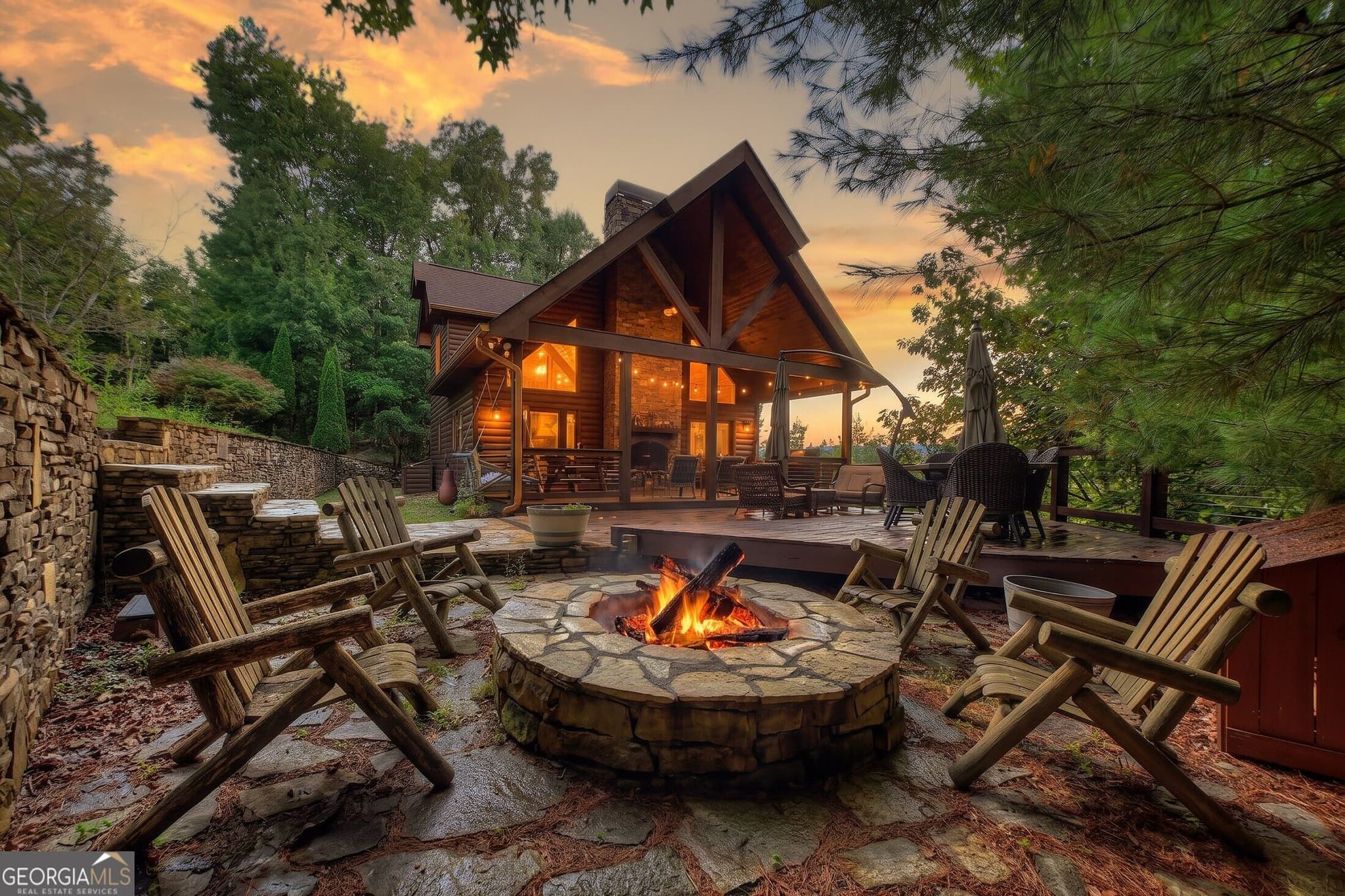 3 bedroom, 3 bathroom, 1,976 sq ft cabin,single family residence for sale at 96 Hidden Lake Lane, Cherry Log, GA 30522