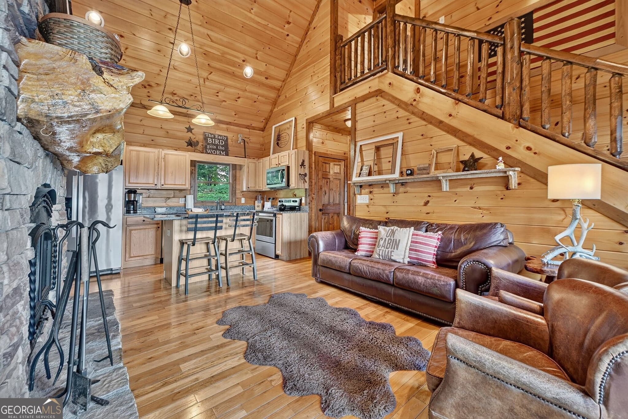 3 bedroom, 3 bathroom, 1,976 sq ft cabin,single family residence for sale at 96 Hidden Lake Lane, Cherry Log, GA 30522 — photo 9
