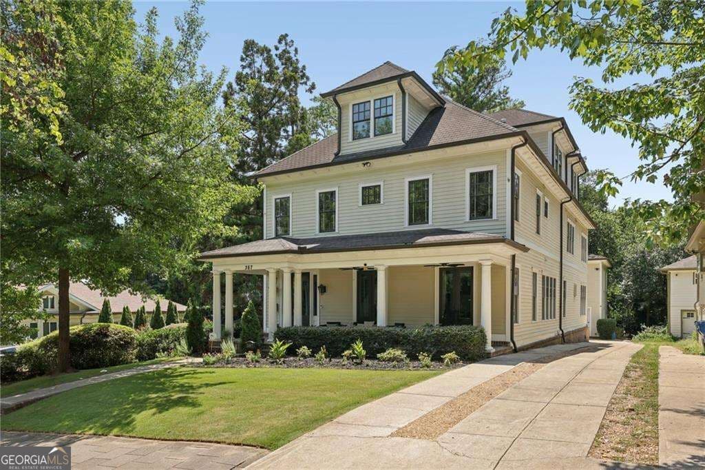 6 bedroom, 6.5 bathroom single family residence for sale at 387 9th Street, Atlanta, GA 30309 — photo 2