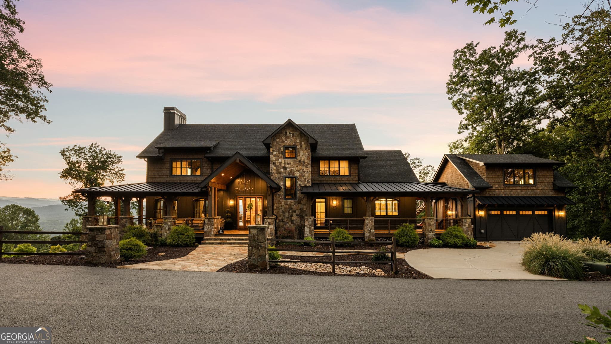 6 bedroom, 7 bathroom, 6,801 sq ft cabin,single family residence for sale at 684 Overlook Drive, Blue Ridge, GA 30513