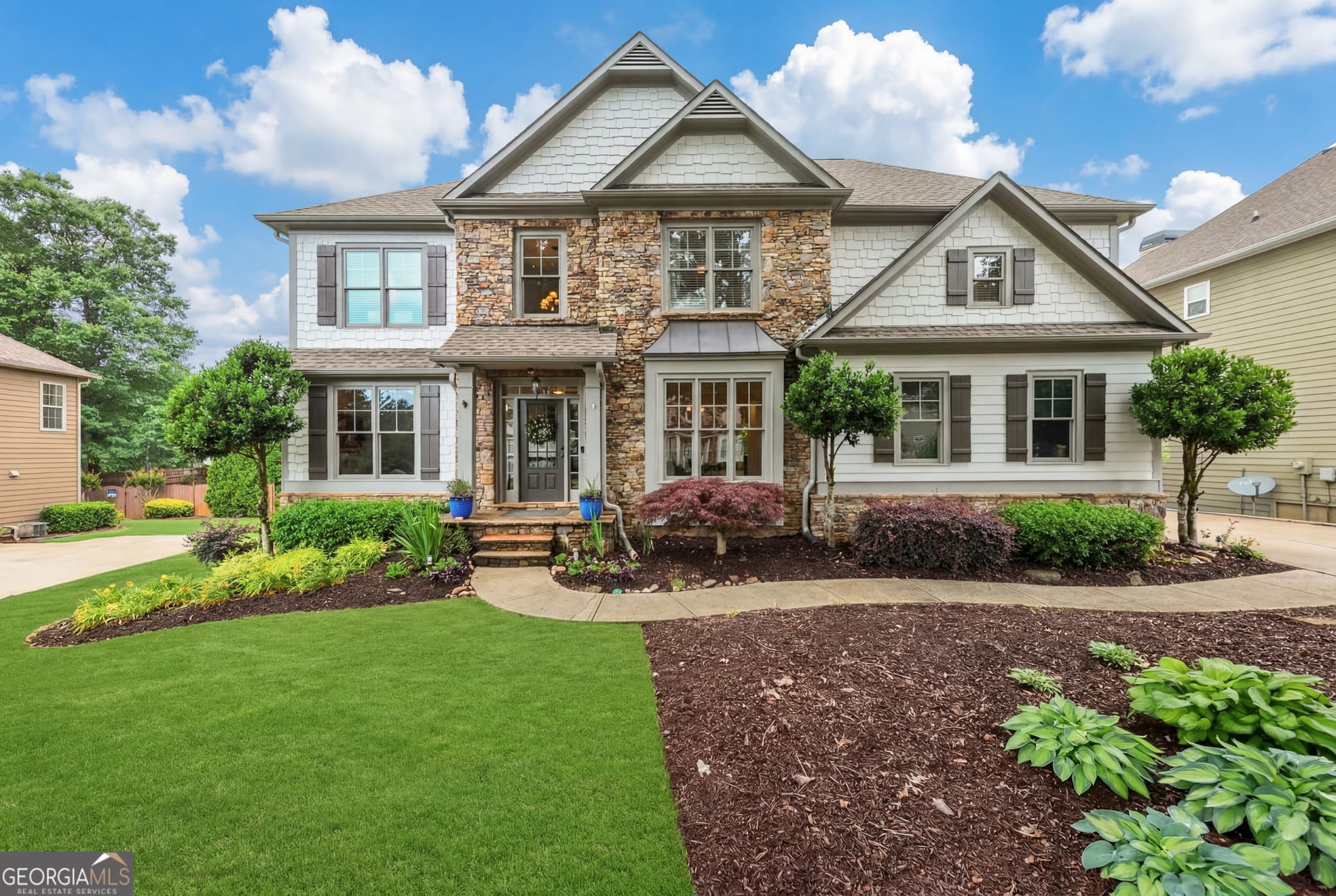 5 bedroom, 4 bathroom, 4,218 sq ft single family residence sold at 4038 Sandy Branch Drive, Buford, GA 30519