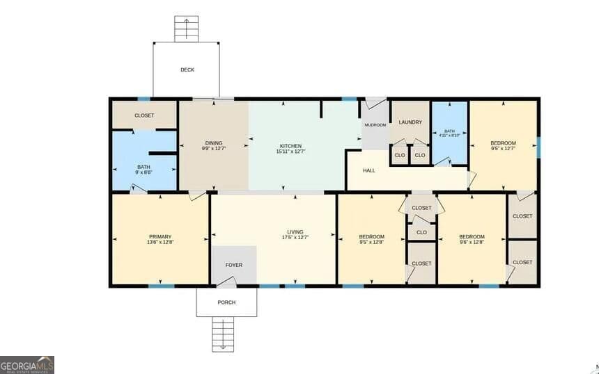 4 bedroom, 2 bathroom, 1,580 sq ft manufactured home,single family residence for sale at 207 Johnny B Street, Hoboken, GA 31542 — photo 6