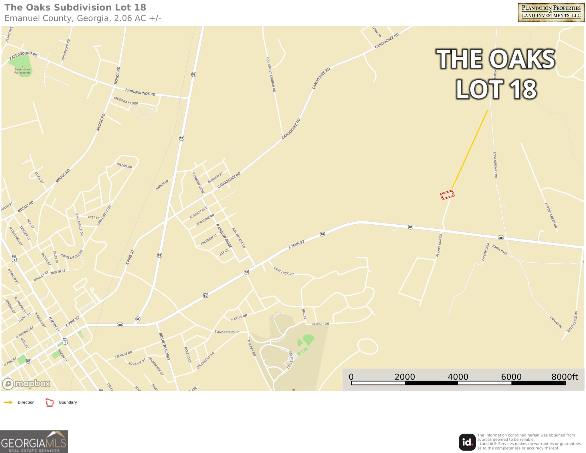 residential lot for sale at 0 Live Oak Drive, Swainsboro, GA 30401 — photo 3