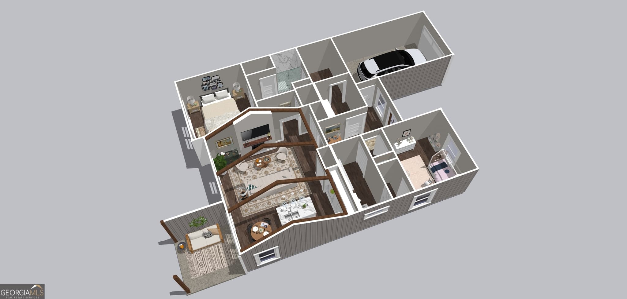 2 bedroom, 2 bathroom, 1,282 sq ft townhouse for sale at LOT 5 Fountain Farm Way, Zebulon, GA 30295 — photo 2