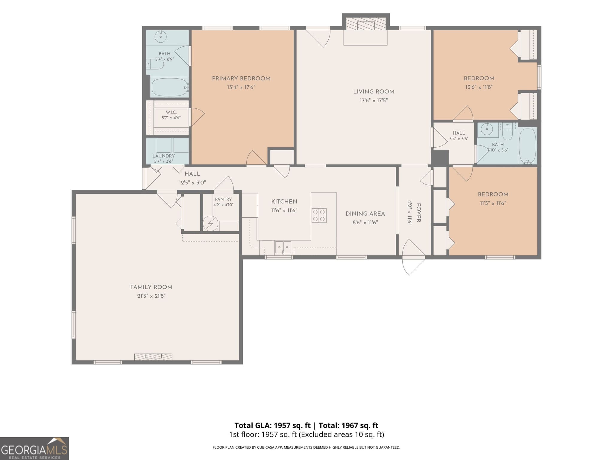 3 bedroom, 2 bathroom, 1,843 sq ft single family residence for sale at 55 Manor Circle, Sharpsburg, GA 30277 — photo 2