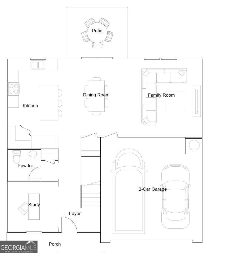 4 bedroom, 3.5 bathroom, 2,259 sq ft single family residence for sale at 3865 Breton Cove, Bethlehem, GA 30620 — photo 2
