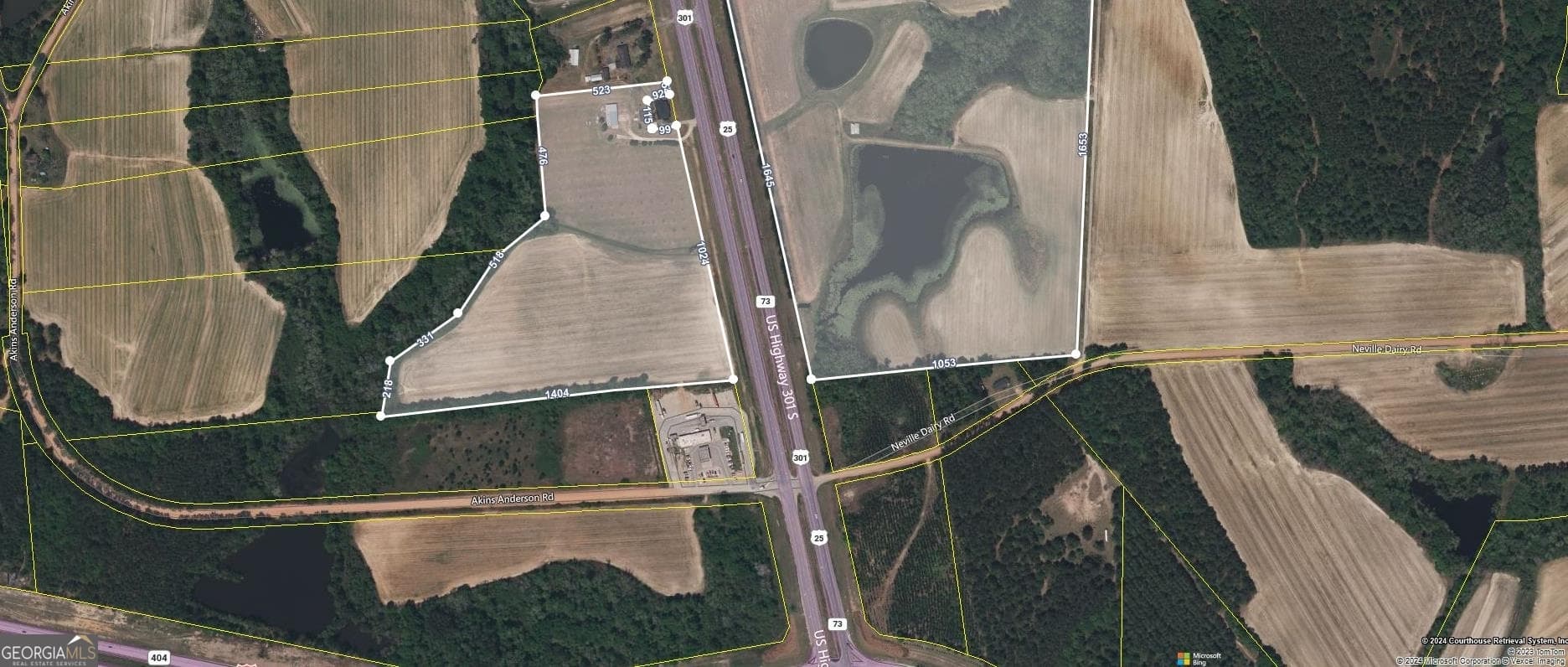 unimproved land for sale at 0 S Hwy 301, Register, GA 30452