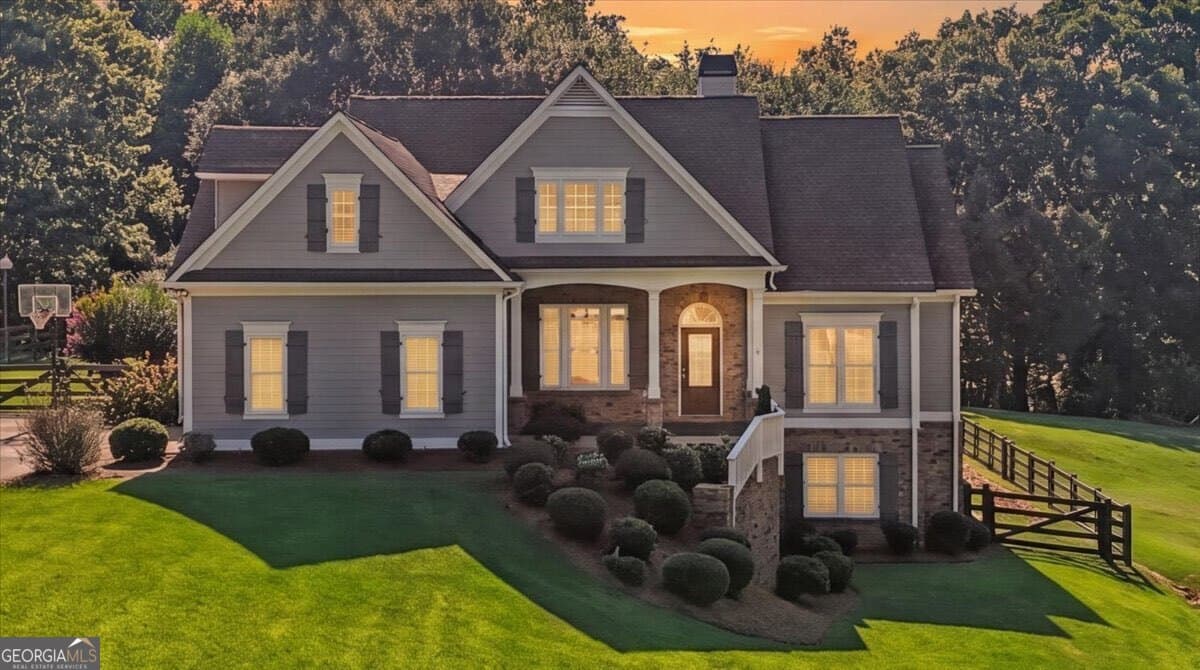 6 bedroom, 5 bathroom single family residence sold at 107 Mountain Falls Way, Canton, GA 30115