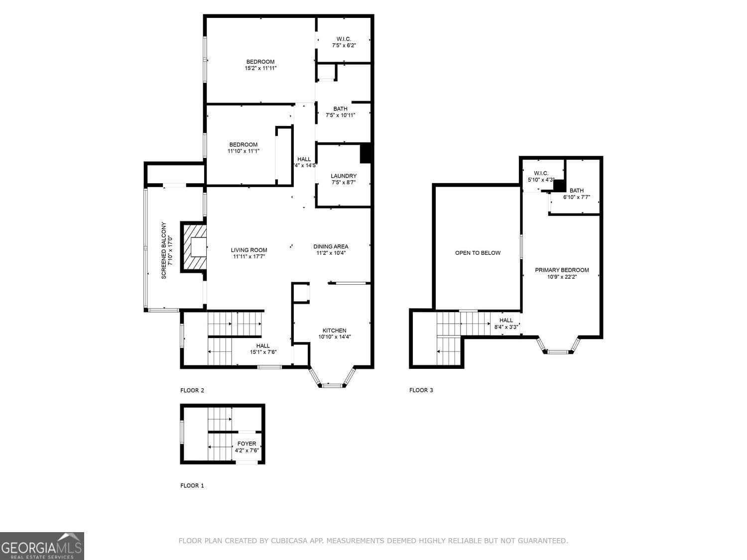 3 bedroom, 2 bathroom, 1,252 sq ft condominium for sale at 6430 Oakleaf Way, Morrow, GA 30260 — photo 6