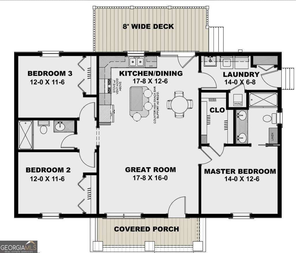 3 bedroom, 2 bathroom, 1,358 sq ft single family residence for sale at 748 Bedwell Street, Heflin, AL 36264 — photo 2