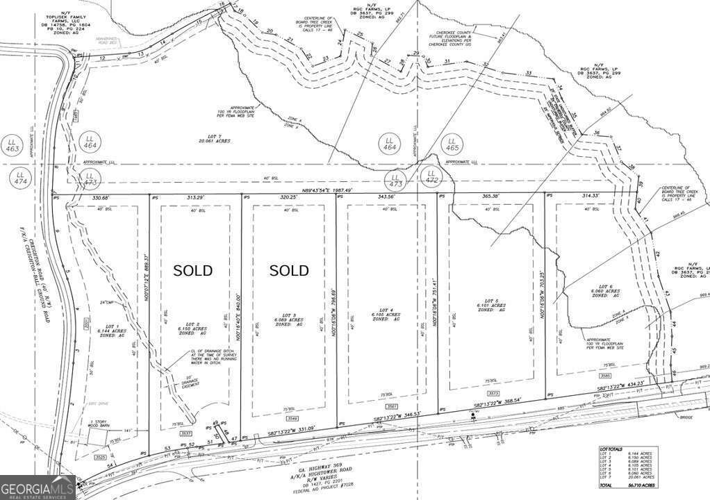 estate lot for sale at 0 GA Highway 369, Ball Ground, GA 30107 — photo 2