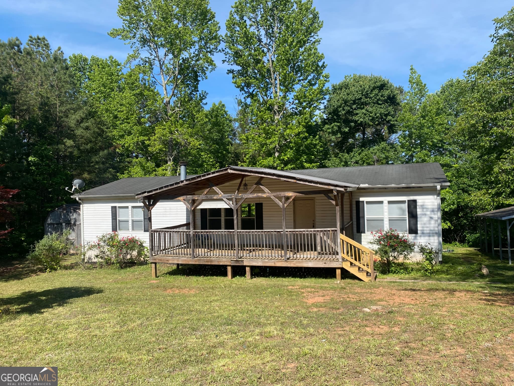 3 bedroom, 2 bathroom, 1,000 sq ft manufactured home,single family residence sold at 25 Stonewall Street, Ball Ground, GA 30107