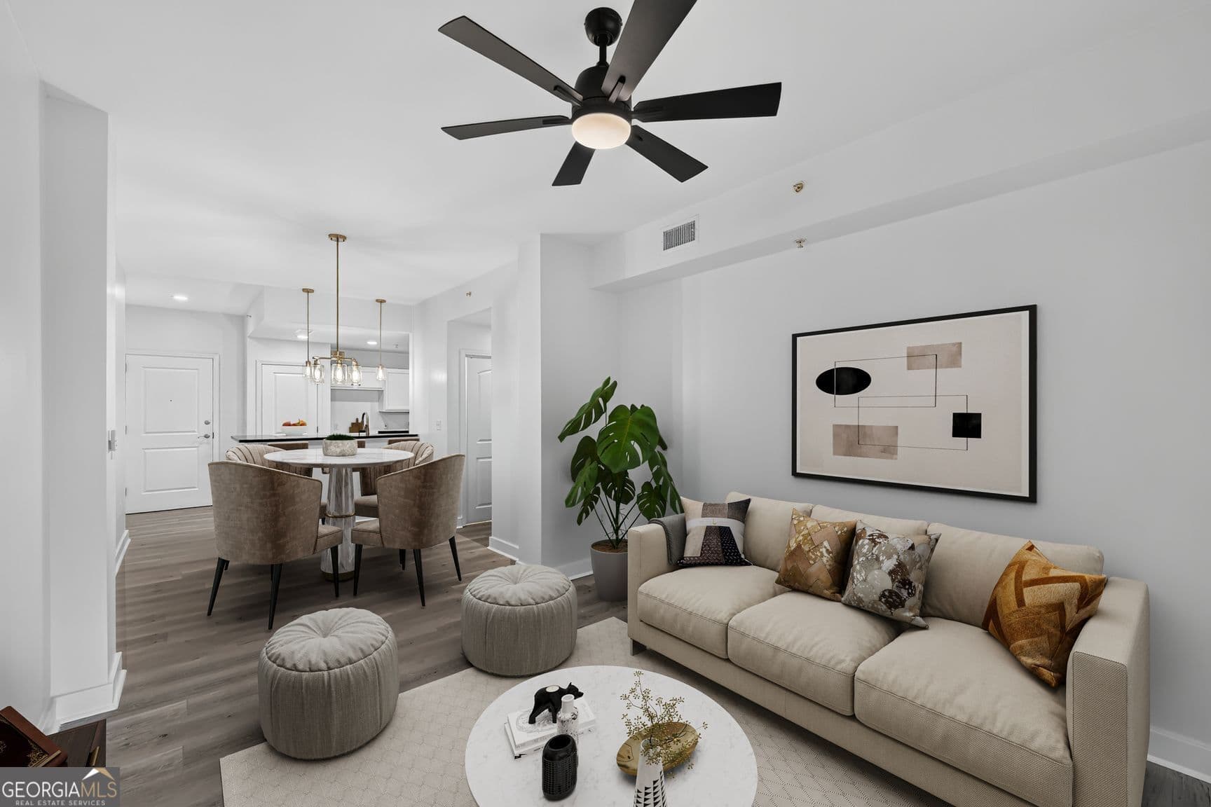 1 bedroom, 1 bathroom, 761 sq ft condominium for sale at 3040 Peachtree Road 313, Atlanta, GA 30305