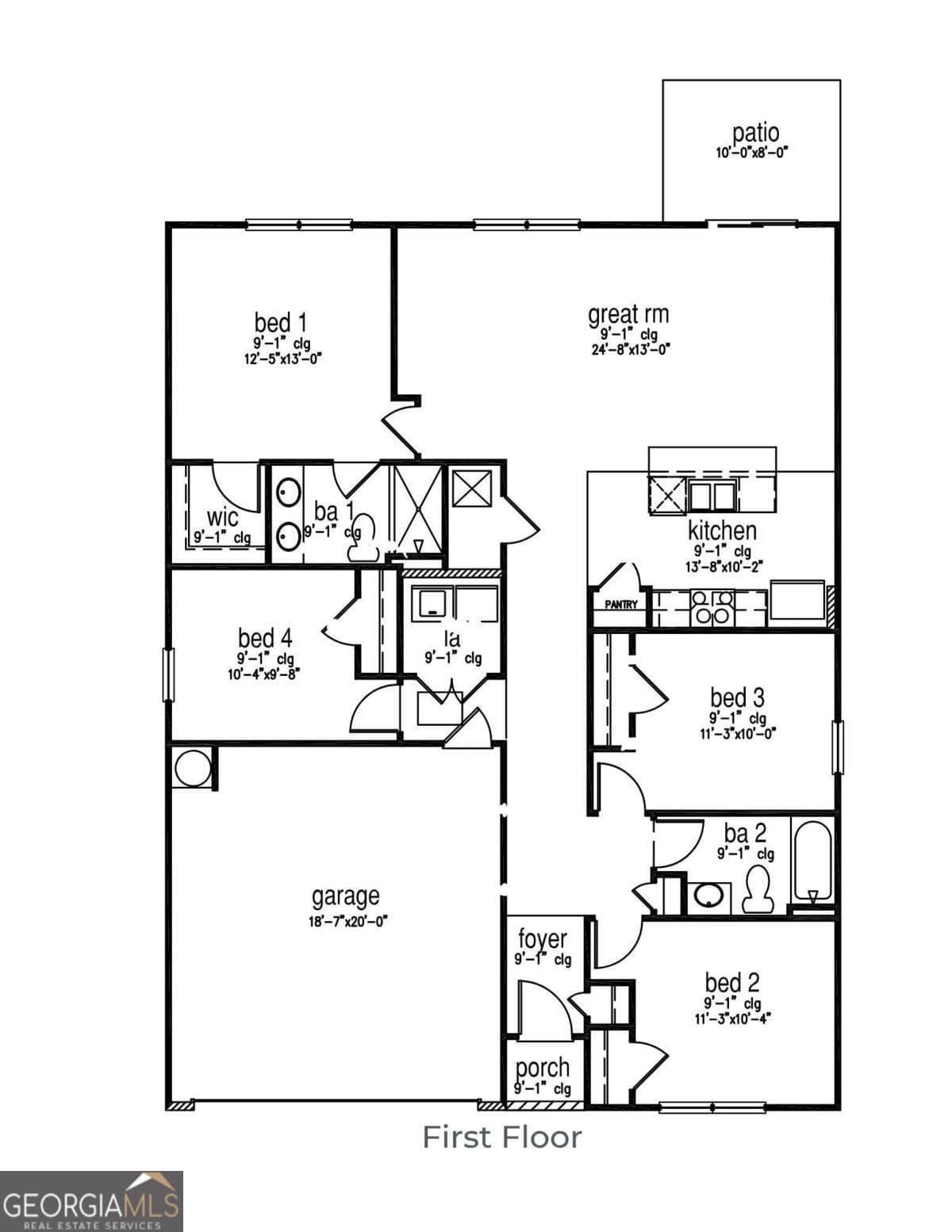 4 bedroom, 2 bathroom, 1,497 sq ft single family residence for sale at 117 Serenoa Drive, Guyton, GA 31312 — photo 2