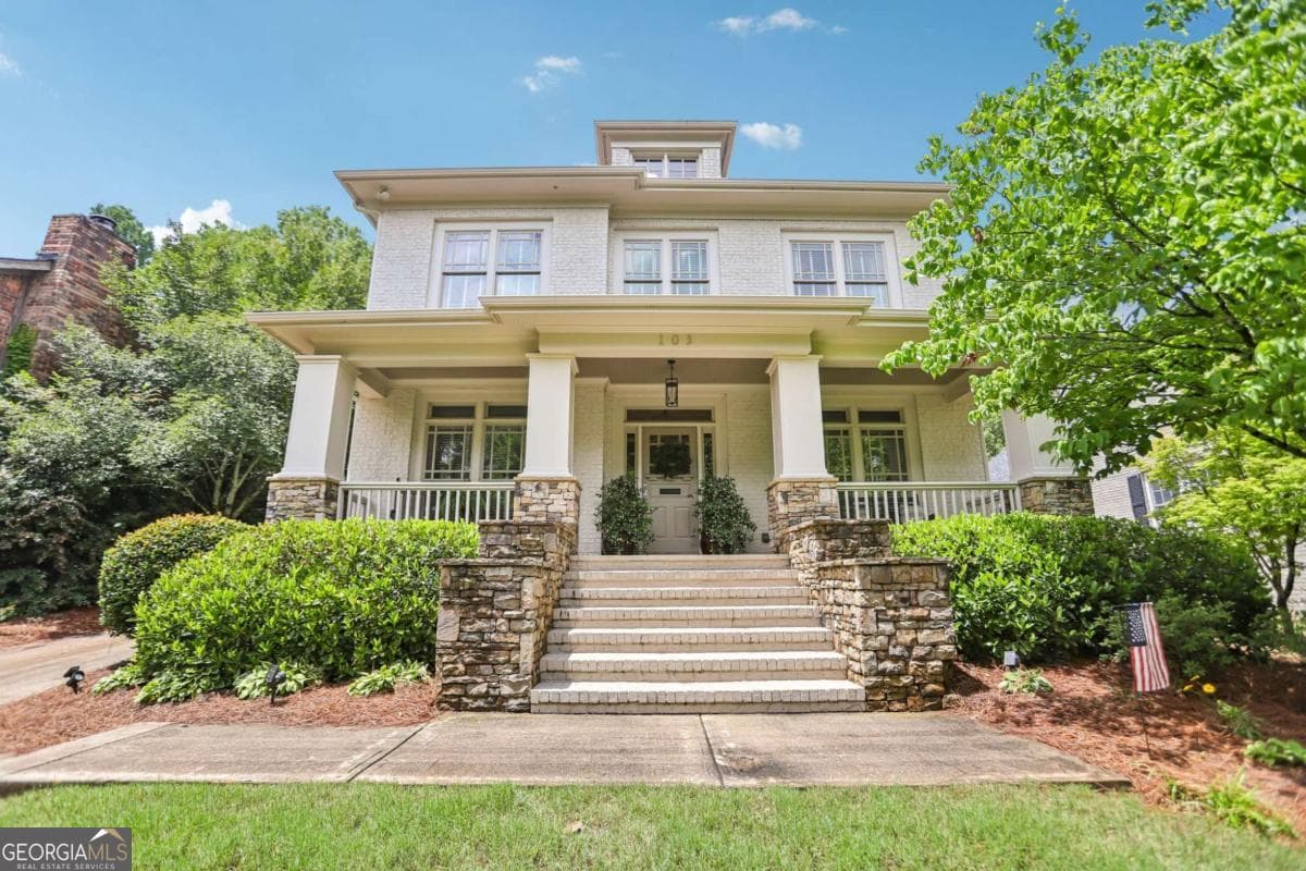 4 bedroom, 2.5 bathroom, 3,050 sq ft single family residence sold at 103 Clarendon Avenue, Avondale Estates, GA 30002