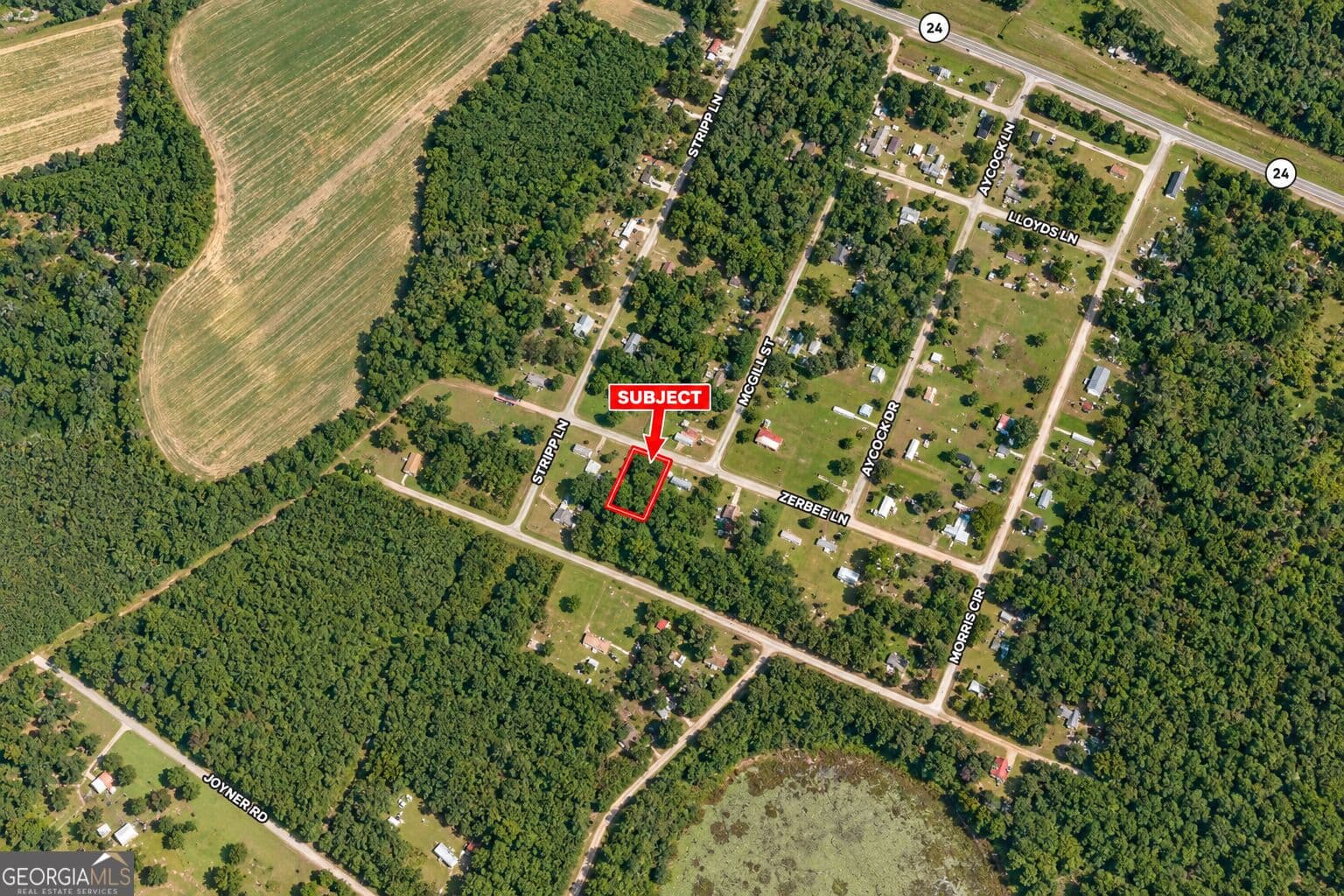 residential lot for sale at .46 ACRE Zerbee Lane, Waynesboro, GA 30830 — photo 3
