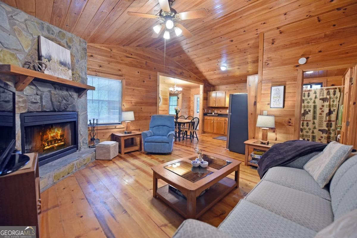 3 bedroom, 1 bathroom, 852 sq ft cabin,single family residence for sale at 31 Eagle Feather Drive, Cherry Log, GA 30522 — photo 8