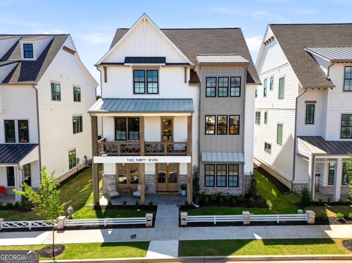 4 bedroom, 4.5 bathroom single family residence sold at 237 Lask Lane, Milton, GA 30004