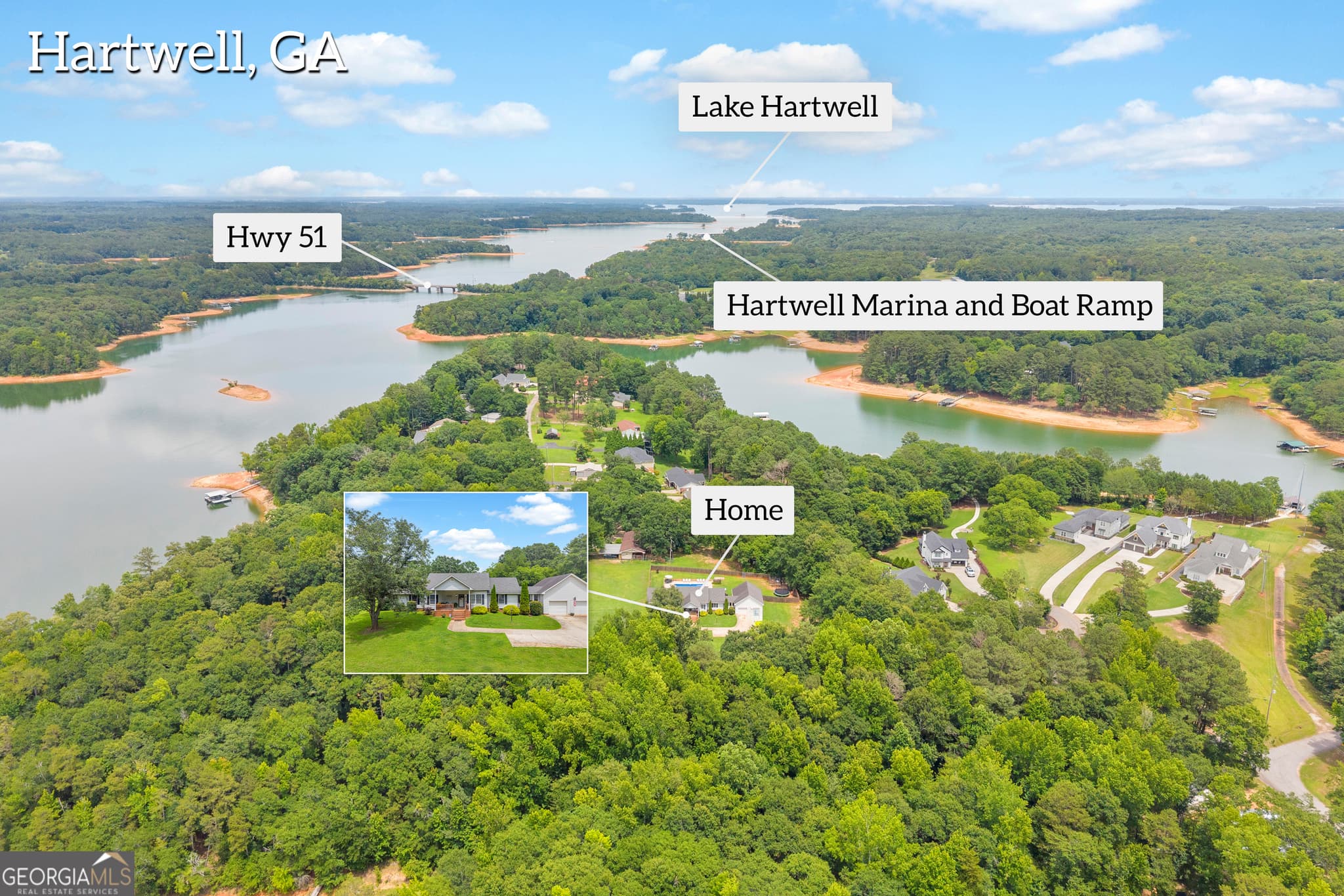 3 bedroom, 2 bathroom, 1,856 sq ft single family residence for sale at 1258 Old Beacon Light Road, Hartwell, GA 30643 — photo 2
