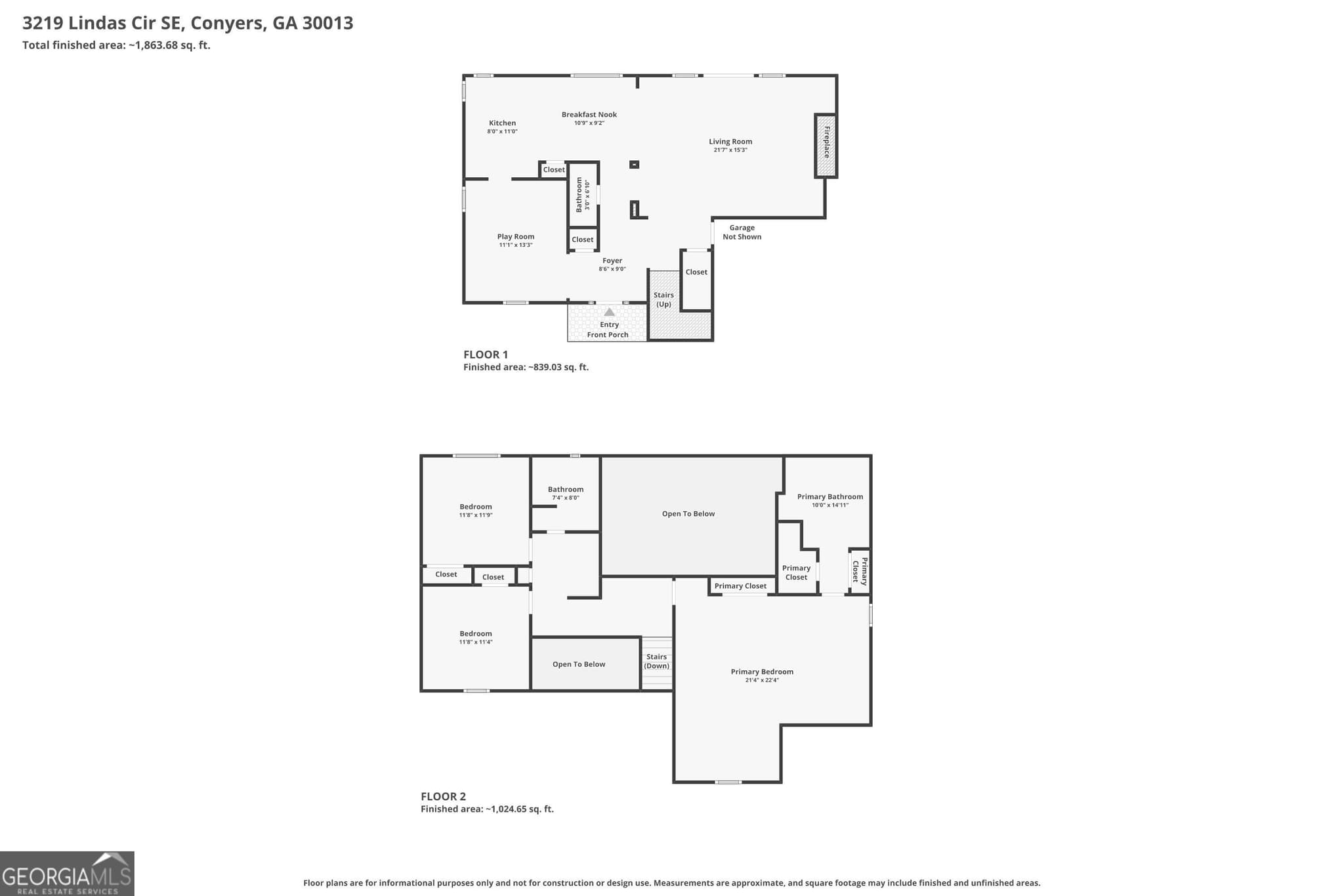 3 bedroom, 2.5 bathroom, 2,164 sq ft single family residence for sale at 3219 Lindas Circle, Conyers, GA 30013 — photo 5
