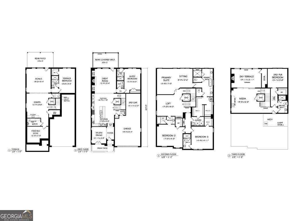 6 bedroom, 6.5 bathroom, 6,067 sq ft single family residence for sale at 3475 Vermillion View, Suwanee, GA 30024 — photo 3