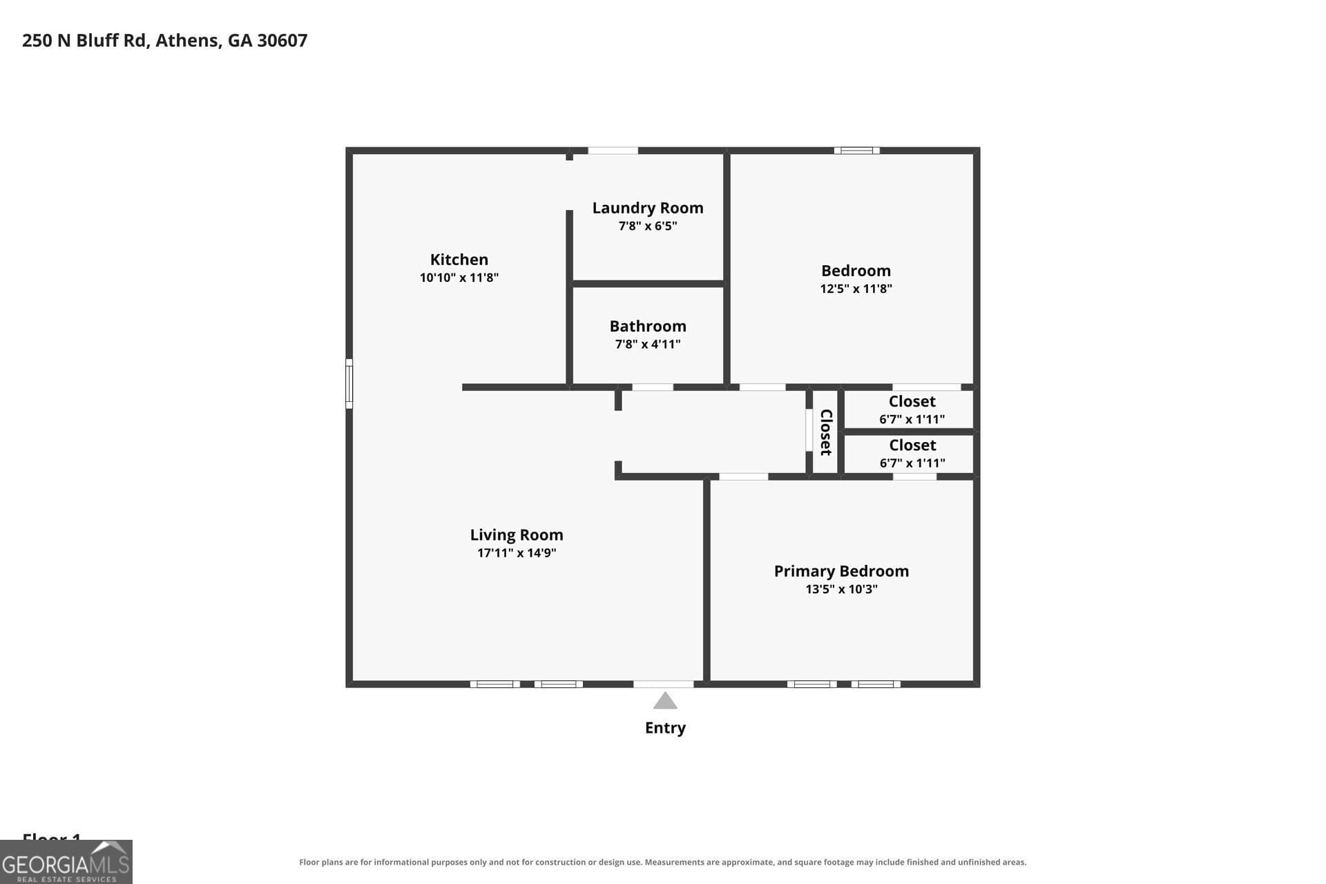 2 bedroom, 1 bathroom, 972 sq ft duplex for rent at 250 North Bluff Road, Athens, GA 30607 for $1,255 a month — photo 2