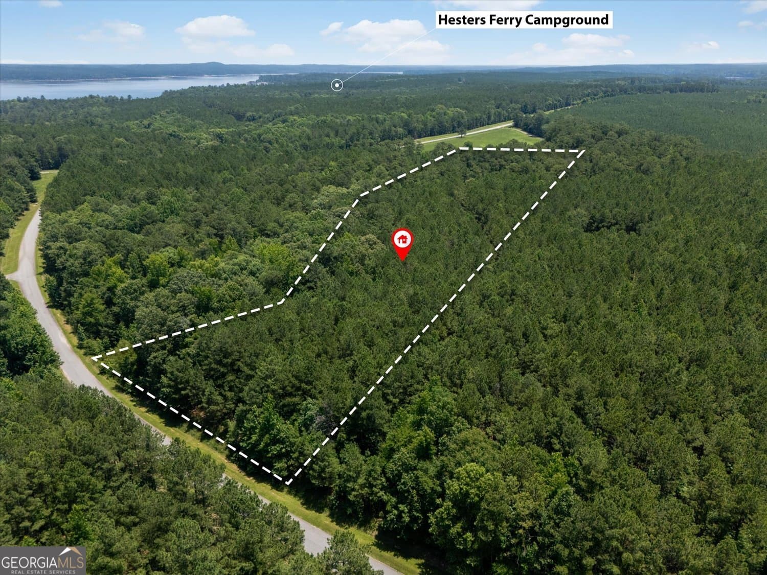 residential lot for sale at 1053 Pine Point Lane, Tignall, GA 30668 — photo 2