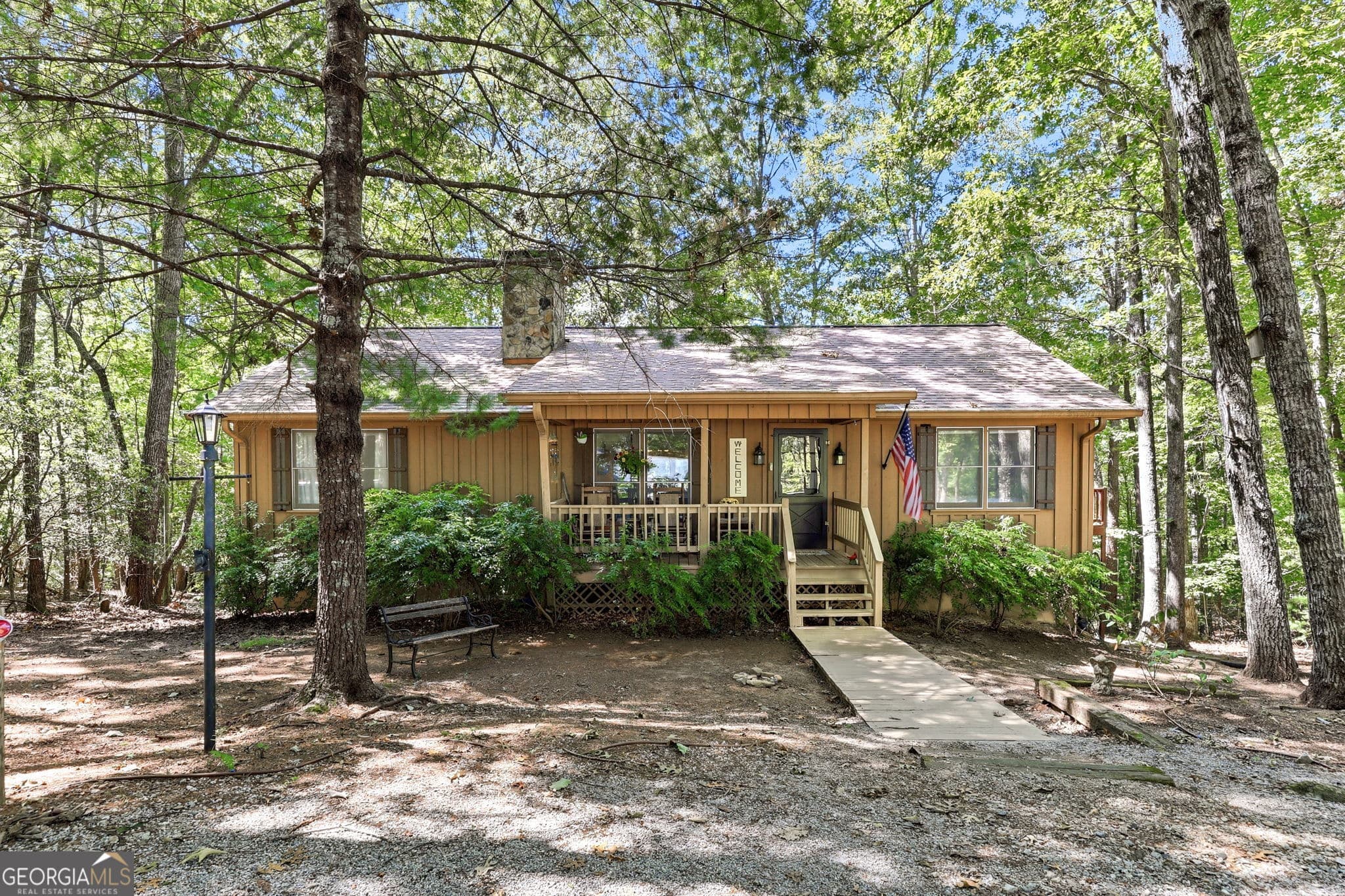 3 bedroom, 2 bathroom, 1,392 sq ft cabin,single family residence for sale at 416 Woodland, Sautee Nacoochee, GA 30571 — photo 1 of 64