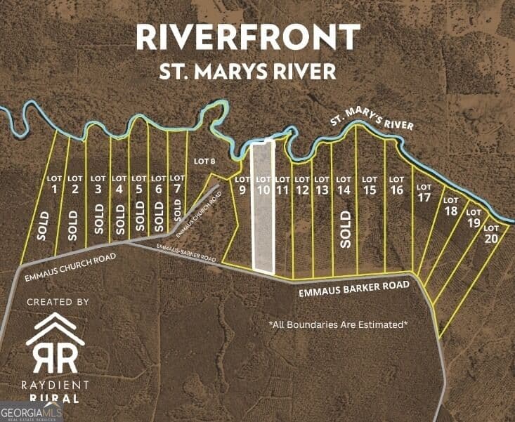 unimproved land for sale at LOT 10 Emmaus Barker Road, St. George, GA 31562