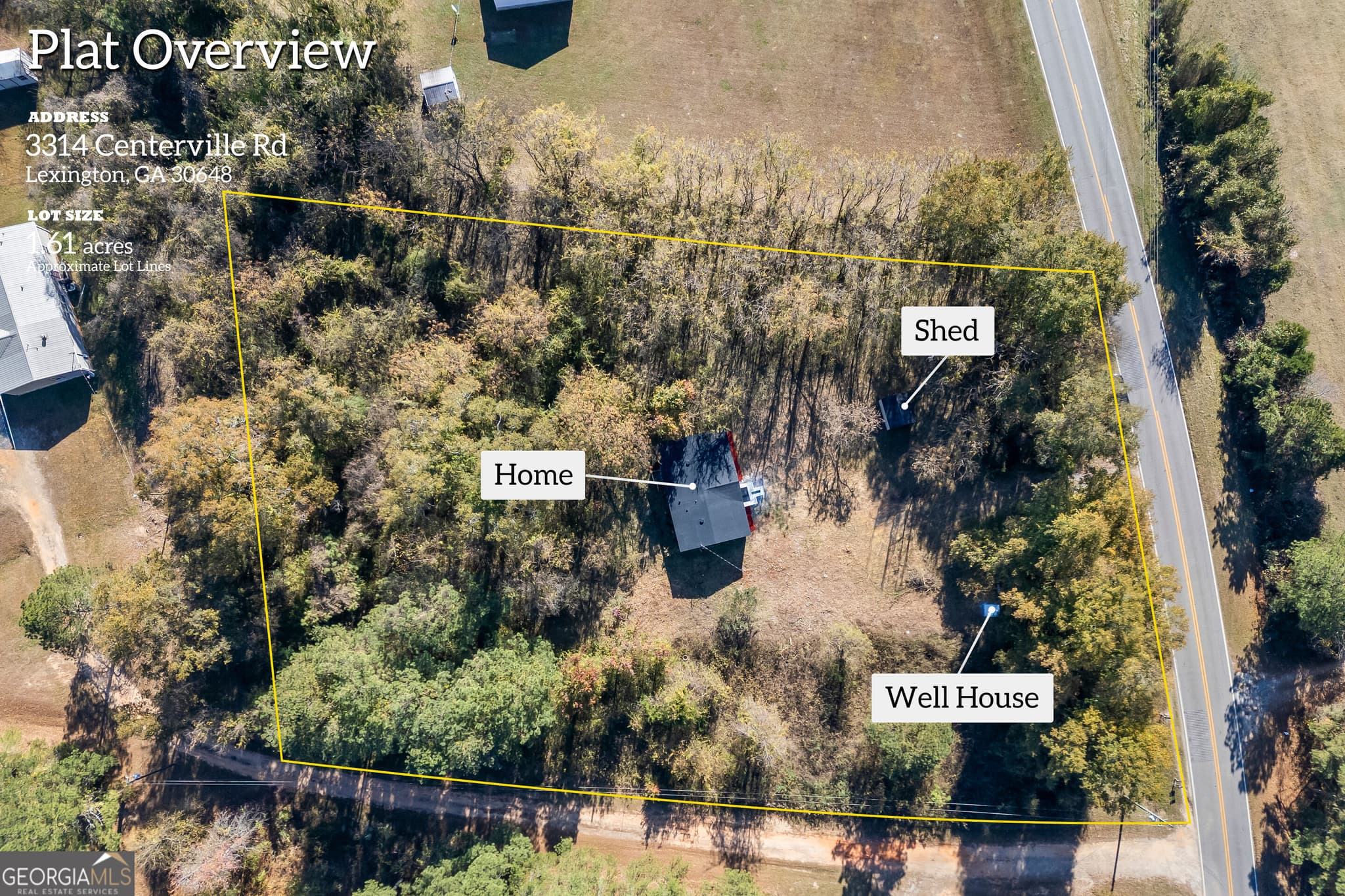 3 bedroom, 2 bathroom, 1,080 sq ft single family residence for sale at 3314 Centerville Road, Lexington, GA 30648 — photo 2