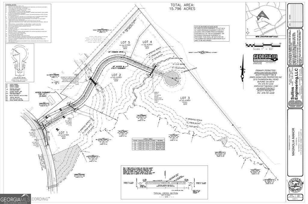 estate lot for sale at 5557 Shadburn Ferry Road LOT 4, Buford, GA 30518 — photo 2
