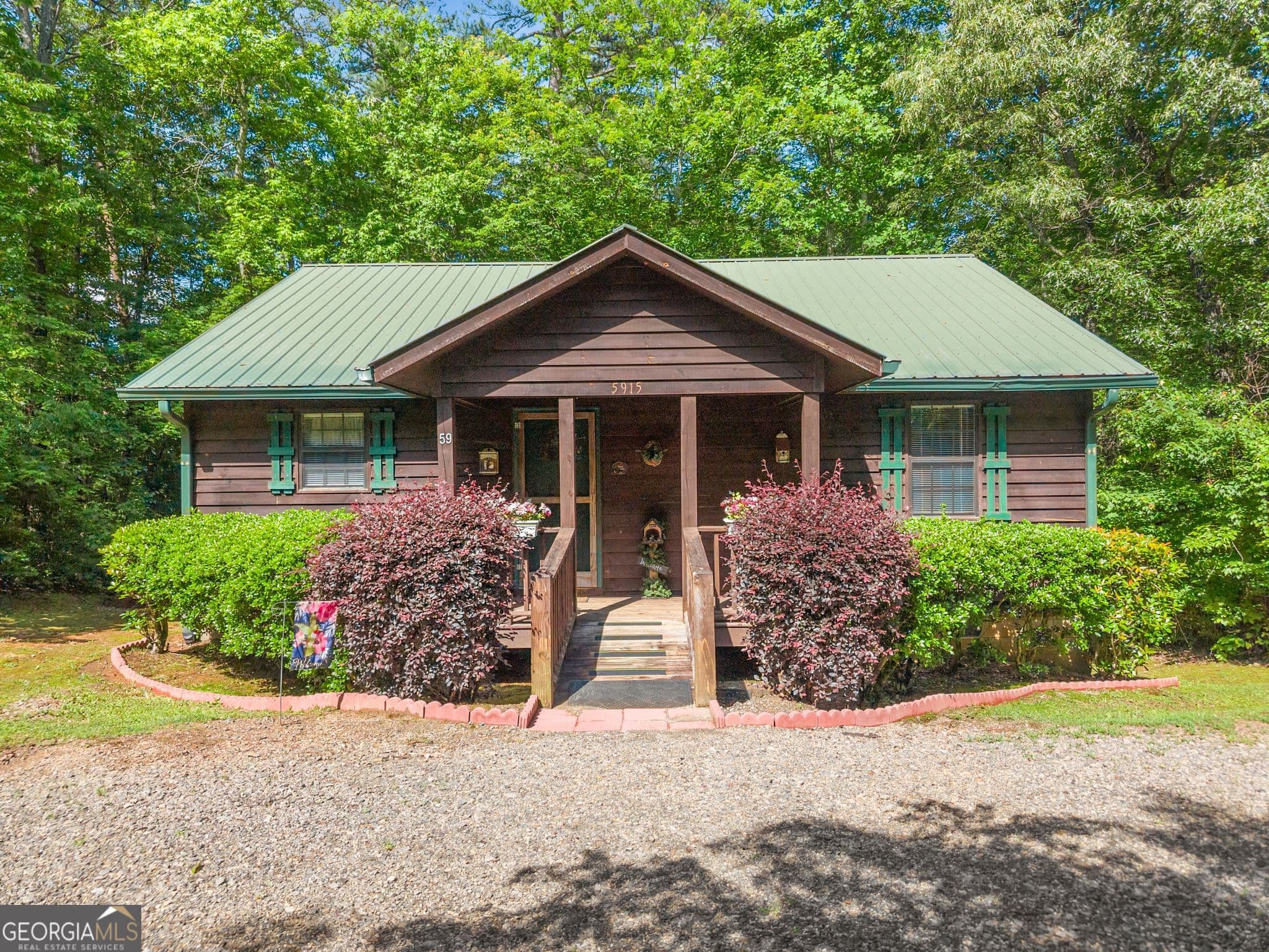 2 bedroom, 2 bathroom, 1,020 sq ft cabin,single family residence for sale at 59 Rolling Hills Drive, Sautee Nacoochee, GA 30571