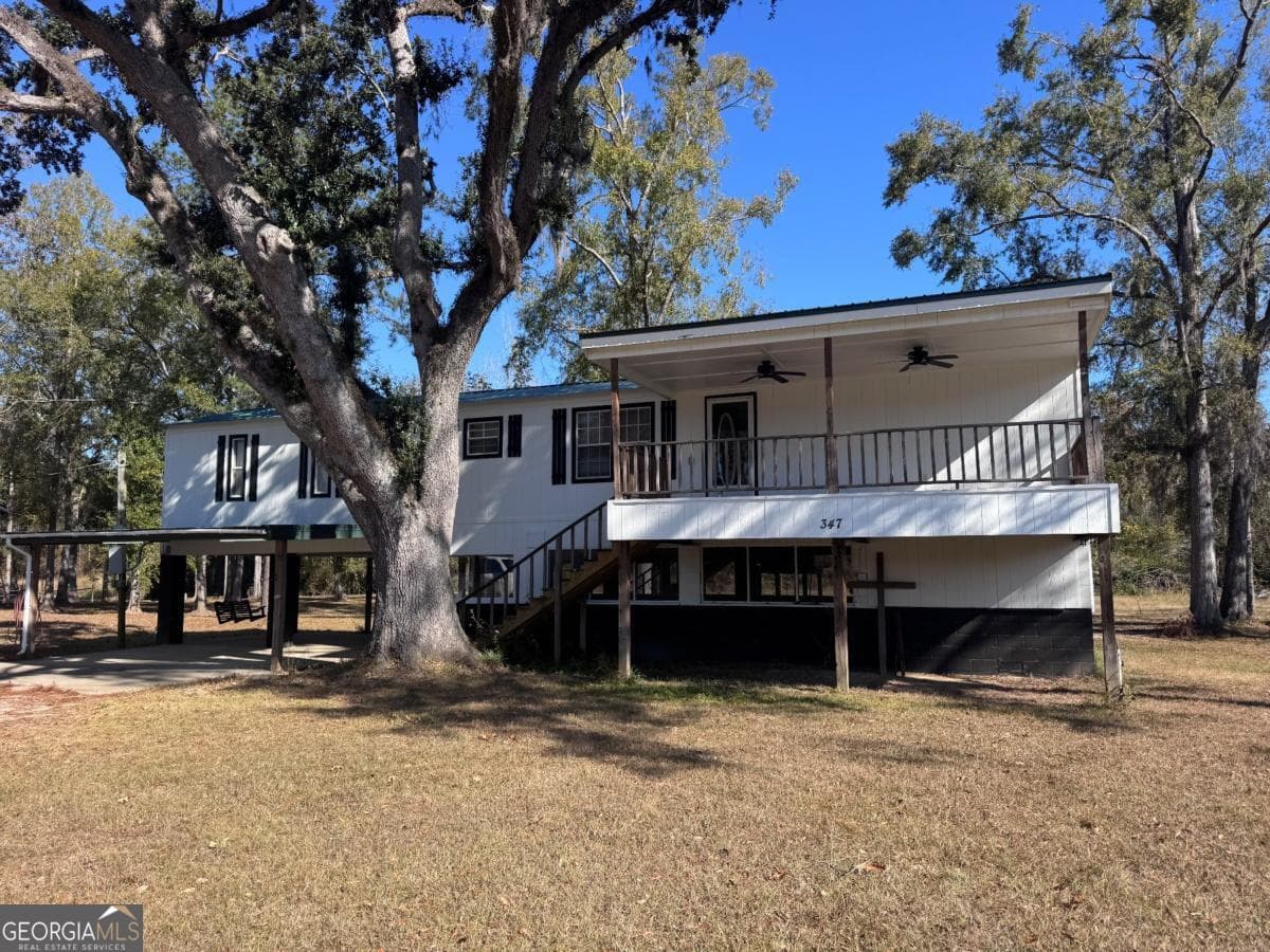 3 bedroom, 2.5 bathroom manufactured home,single family residence sold at 347 Benton Powell Road, Uvalda, GA 30473