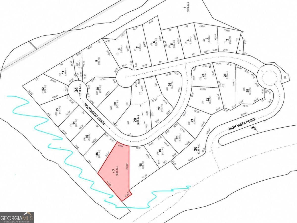 residential lot for sale at 2789 NE Point Overlook, Gainesville, GA 30501 — photo 4