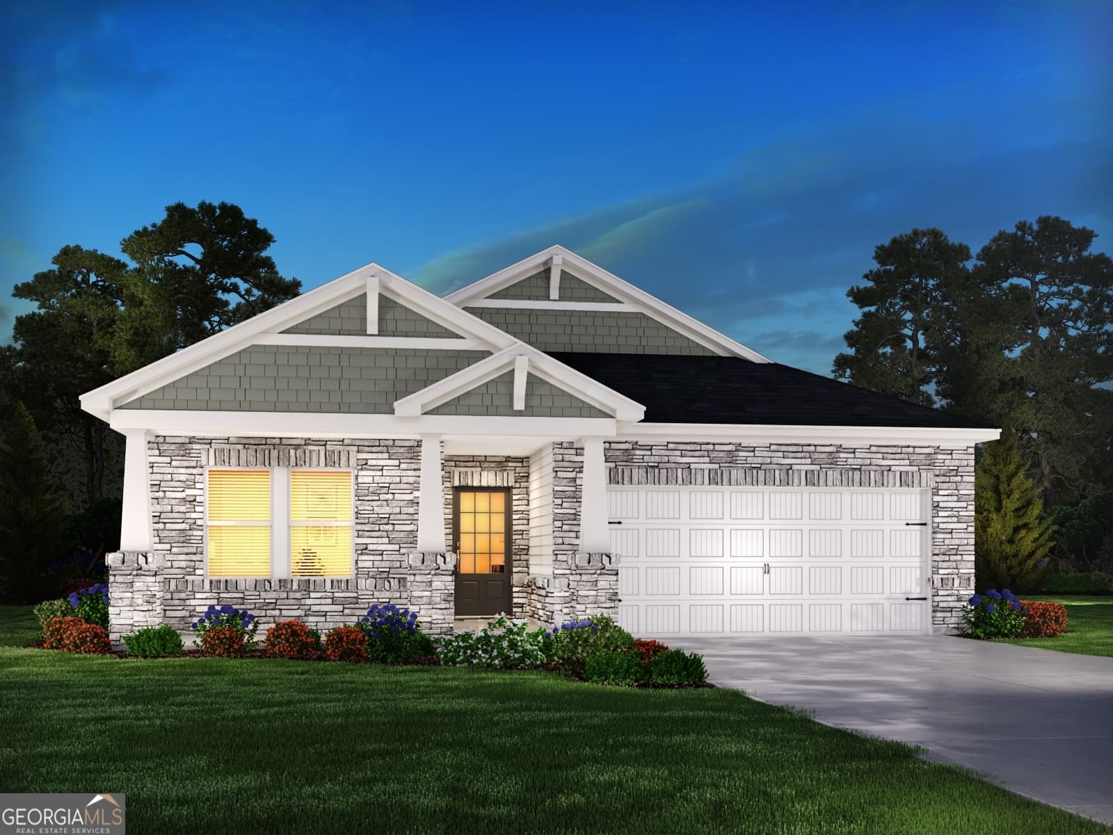 3 bedroom, 2.5 bathroom, 2,001 sq ft single family residence sold at 1349 High Falls Lane, Grayson, GA 30017