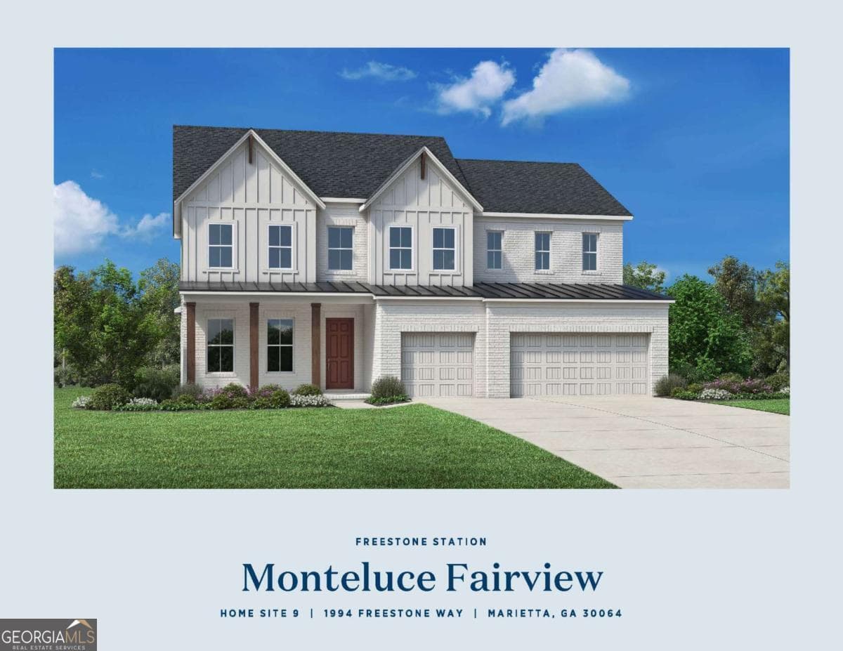 5 bedroom, 4.5 bathroom single family residence sold at 1994 Freestone Way, Marietta, GA 30064