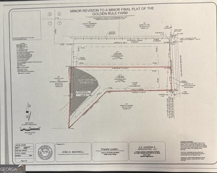 residential lot for sale at LOT 2 SOUTH OF Redwine Road LOT 2 SOUTH OF 1585, Fayetteville, GA 30215 — photo 9