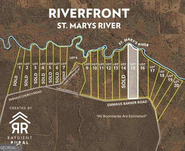 unimproved land for sale at LOT 15 Emmaus Barker Road, St. George, GA 31562