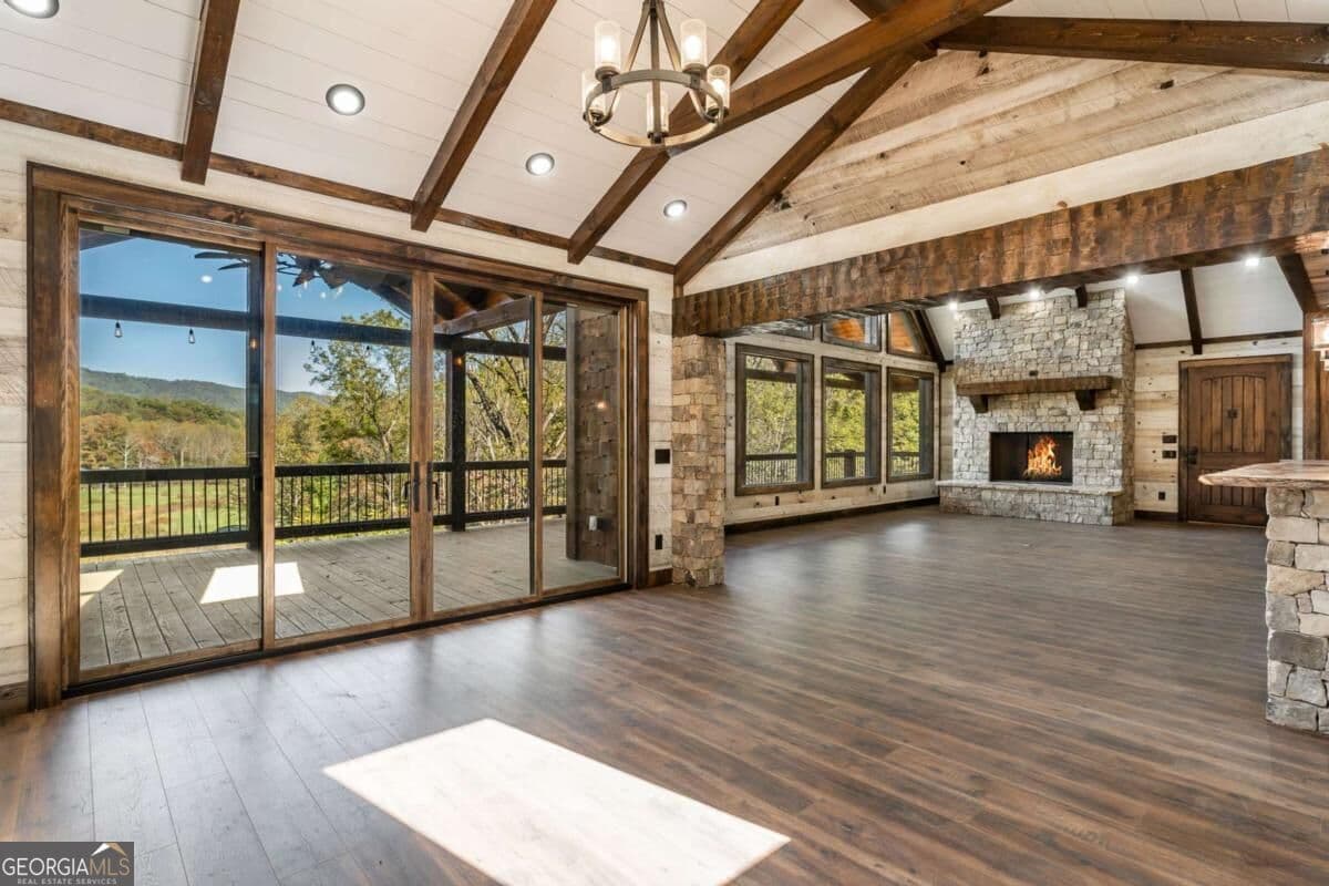 4 bedroom, 3.5 bathroom, 3,864 sq ft cabin,single family residence for sale at 7590 Mobile Road, Blue Ridge, GA 30513 — photo 4
