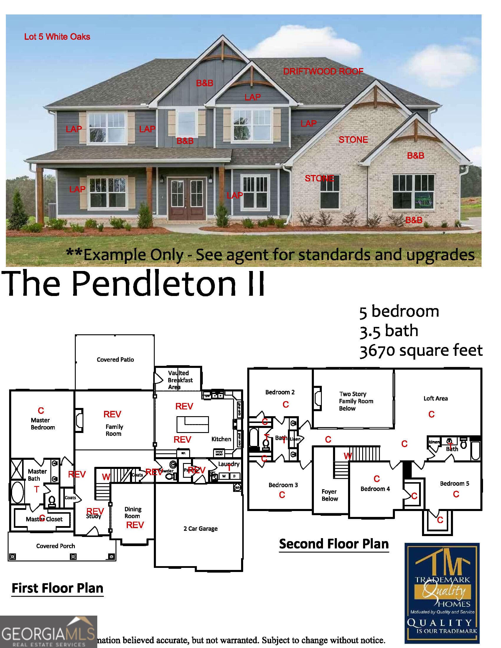 5 bedroom, 3.5 bathroom, 3,670 sq ft single family residence for sale at LOT 5 Mud Bridge Road, The Rock, GA 30285 — photo 3