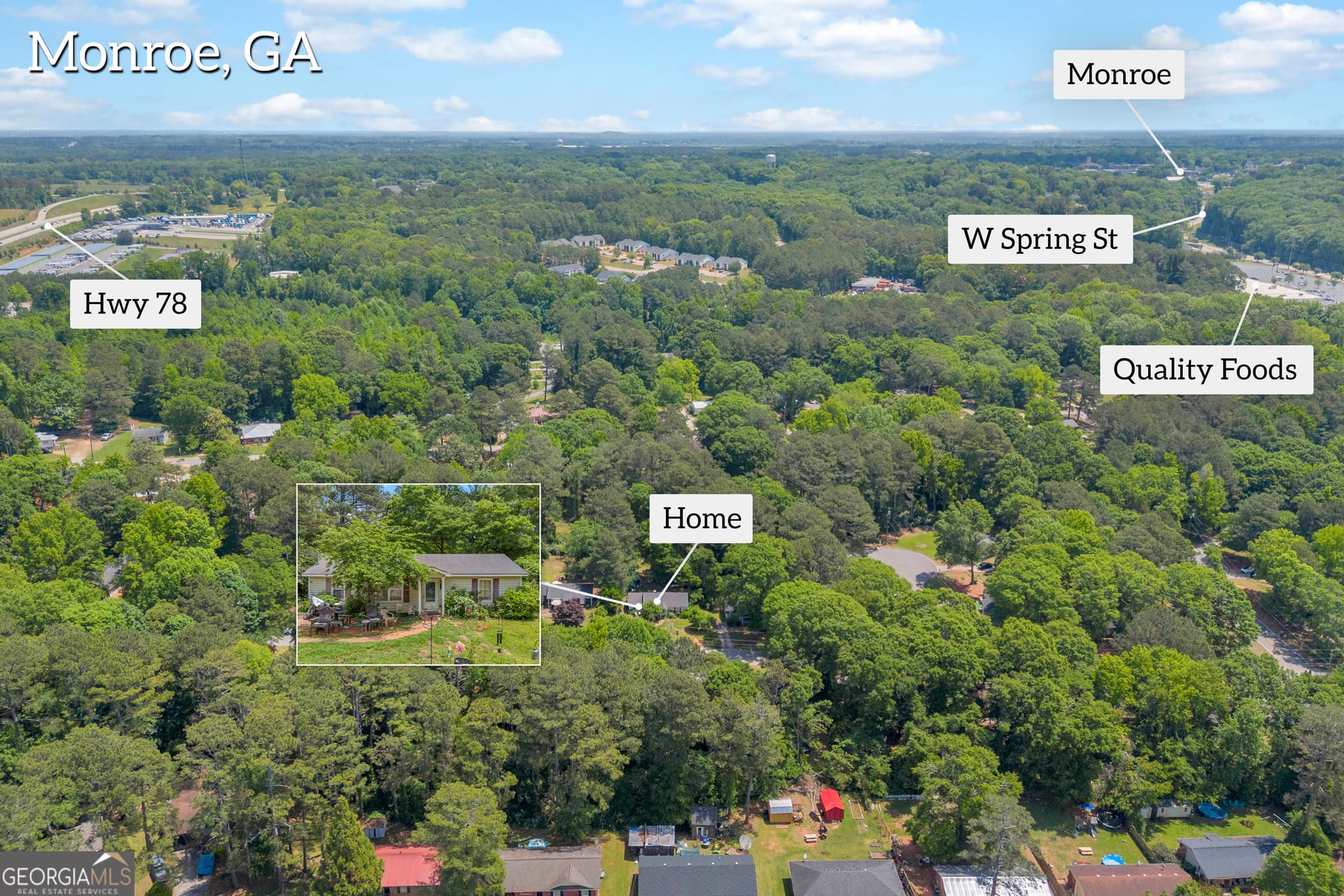 3 bedroom, 2 bathroom, 1,300 sq ft single family residence sold at 408 Reed Way, Monroe, GA 30655
