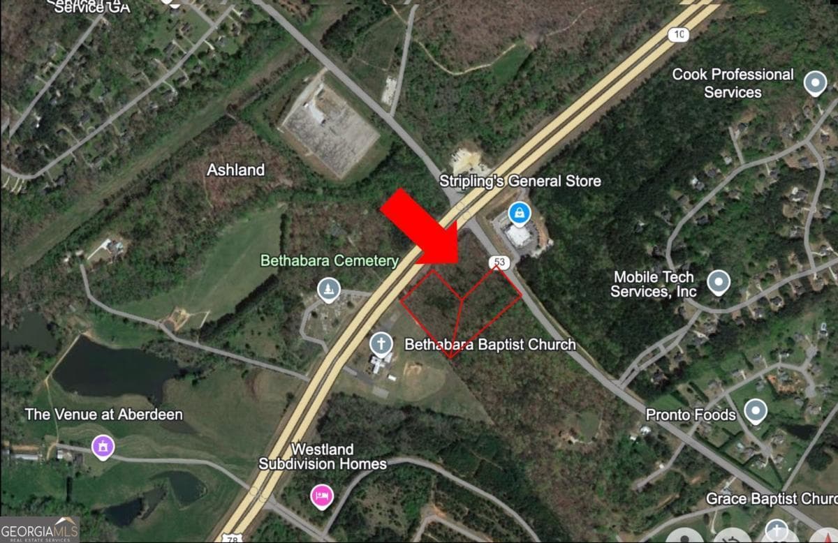 unimproved land for sale at 6601 Hog Mountain Hwy - Hwy 53 PARCEL B, Bogart, GA 30622 — photo 2