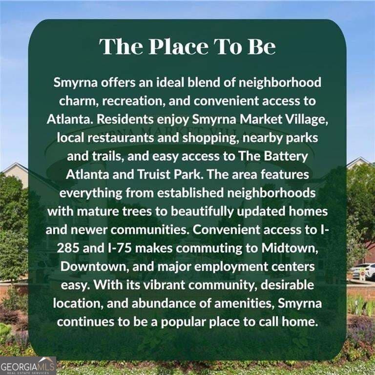 3 bedroom, 1 bathroom, 1,176 sq ft single family residence for sale at 640 Kennesaw Drive, Smyrna, GA 30080 — photo 3